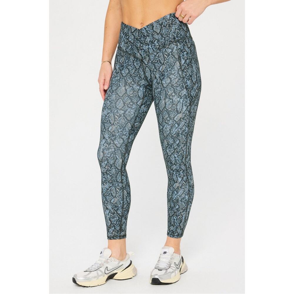 Fabletics Multi Snakeskin Print Oasis Pureluxe Cr… - image 1